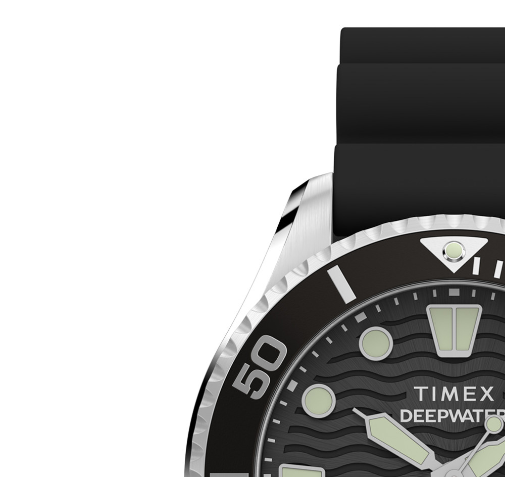 Timex TW2W81600 Deepwater Meridian 200 44mm Synthetic Rubber Strap - zegarek męski 4