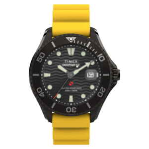 Timex TW2W81700 Deepwater Meridian 200 44mm Synthetic Rubber Strap - zegarek męski