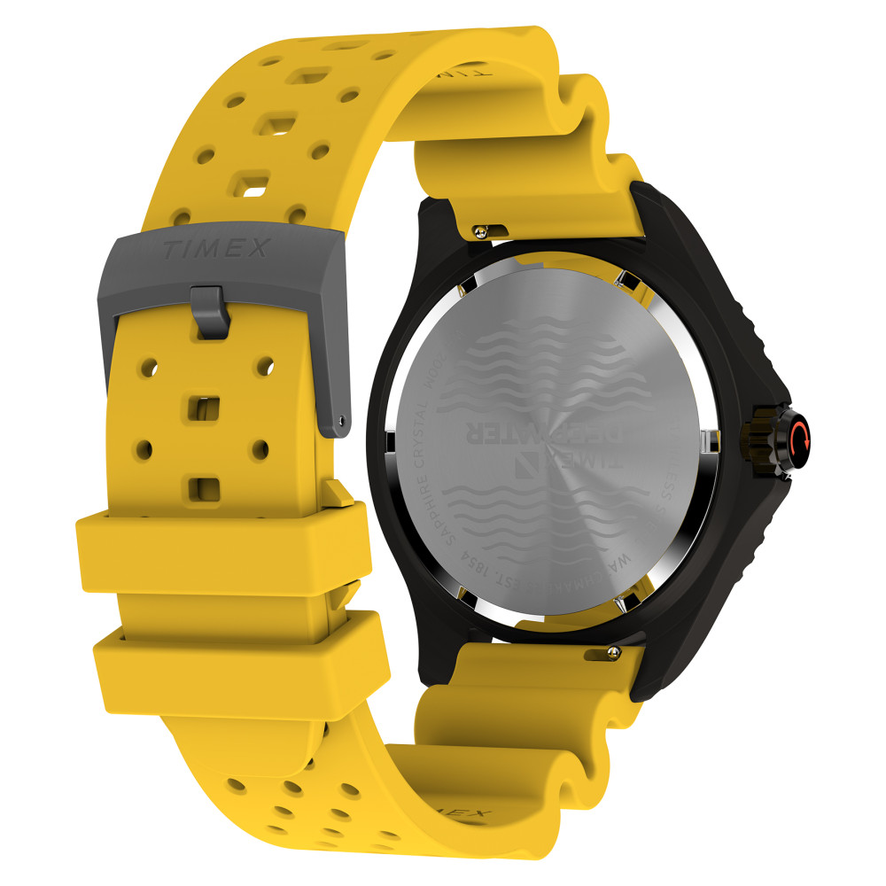 Timex TW2W81700 Deepwater Meridian 200 44mm Synthetic Rubber Strap - zegarek męski 8