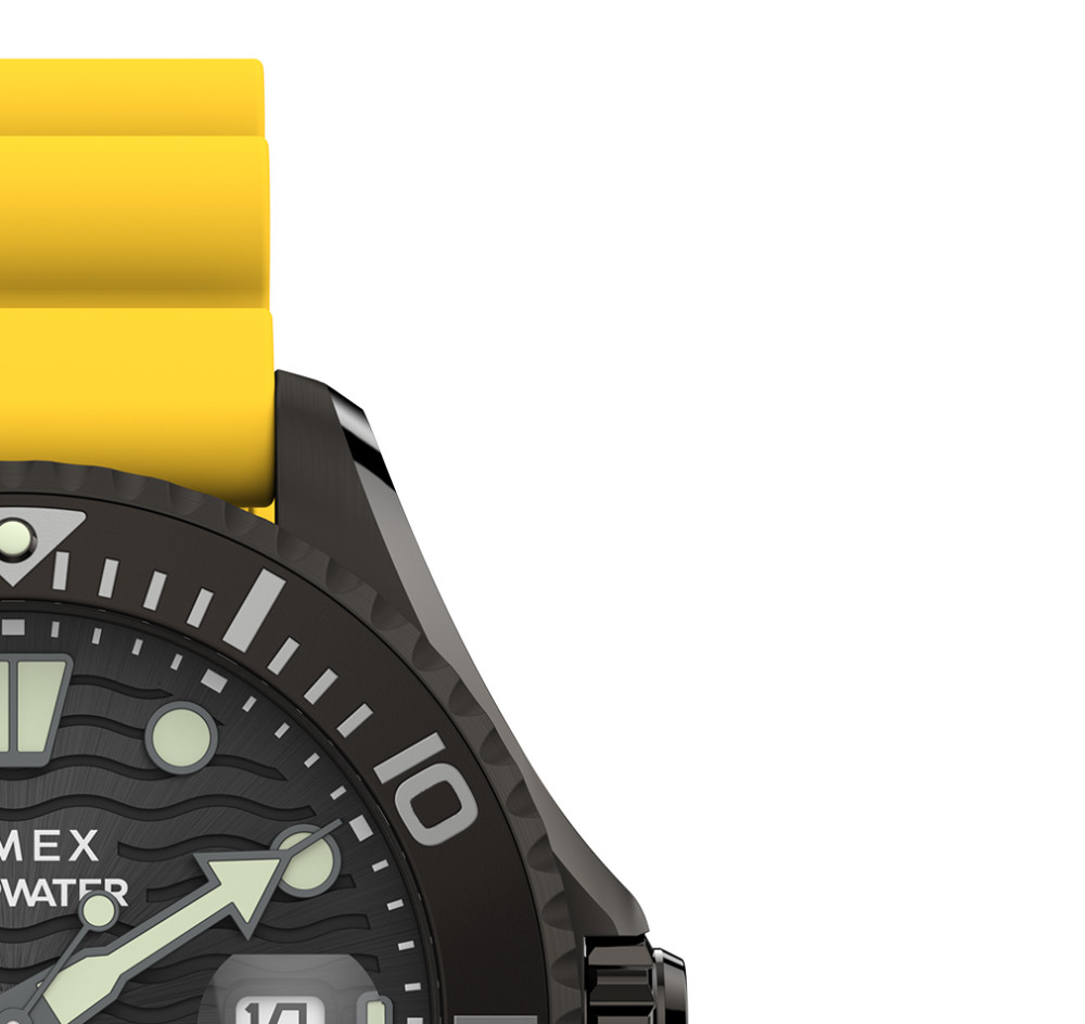 Timex TW2W81700 Deepwater Meridian 200 44mm Synthetic Rubber Strap - zegarek męski 5
