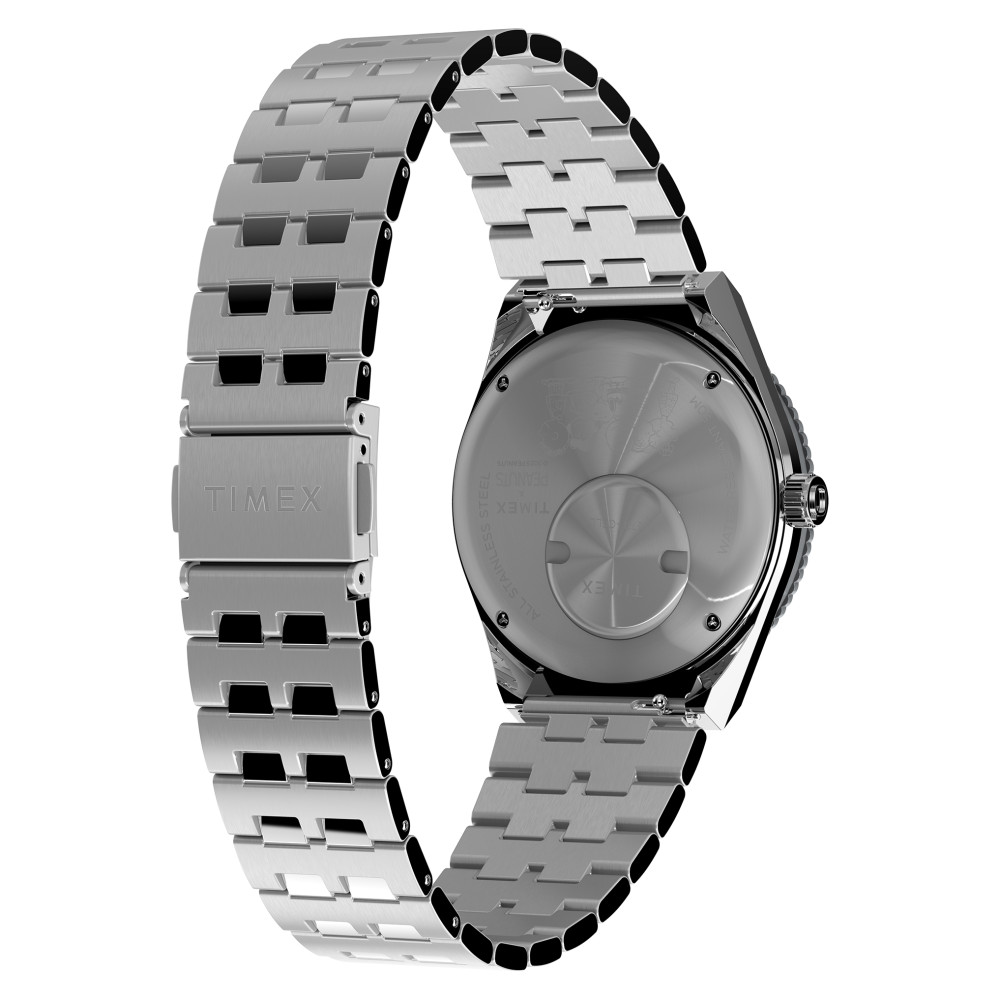 Timex TW2W83300 x Peanuts® Q Timex® GMT 38mm Stainless Steel Bracelet - zegarek męski 7