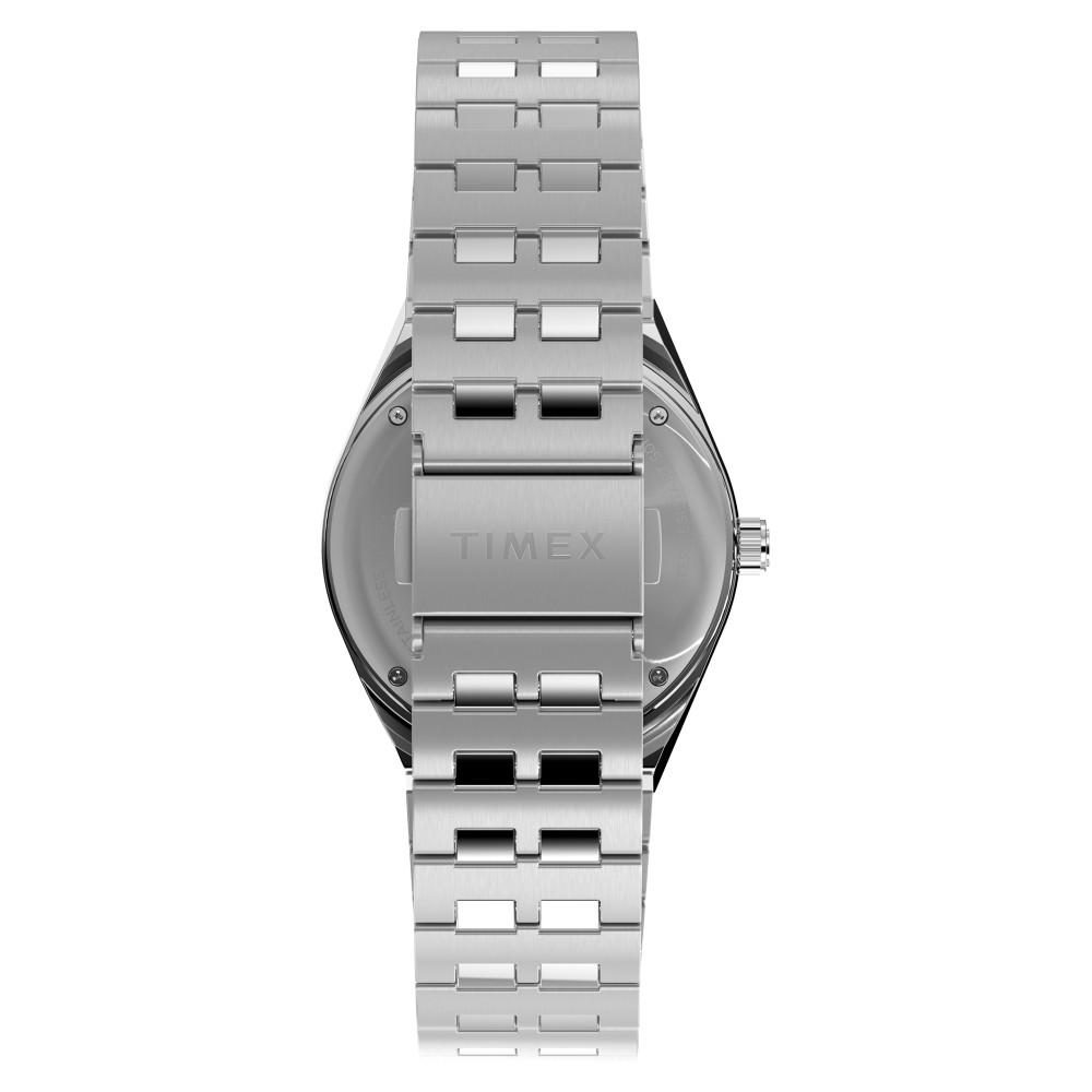 Timex TW2W83300 x Peanuts® Q Timex® GMT 38mm Stainless Steel Bracelet - zegarek męski 9