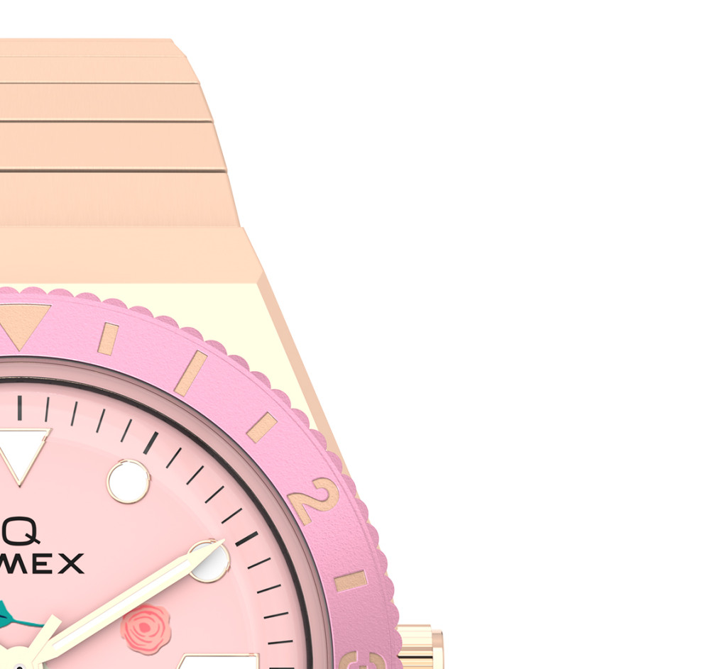 Timex TW2W83800 x Peanuts® Q Timex® In Bloom 36mm Stainless Steel Expansion Band - zegarek damski 5