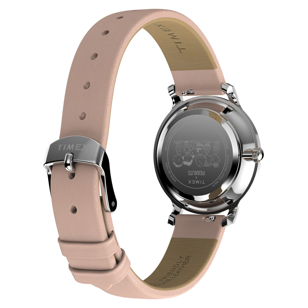 Timex TW2W85100 Timex x Peanuts® Transcend In Bloom 34mm Leather Strap - zegarek damski 8