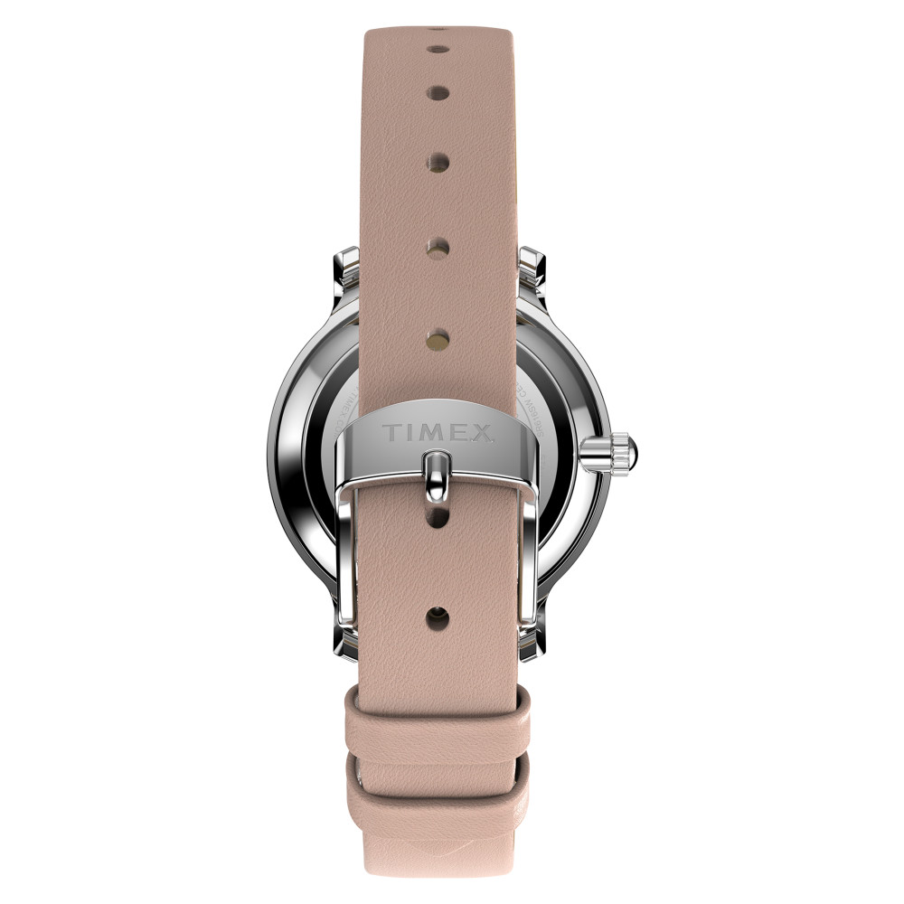 Timex TW2W85100 Timex x Peanuts® Transcend In Bloom 34mm Leather Strap - zegarek damski 9