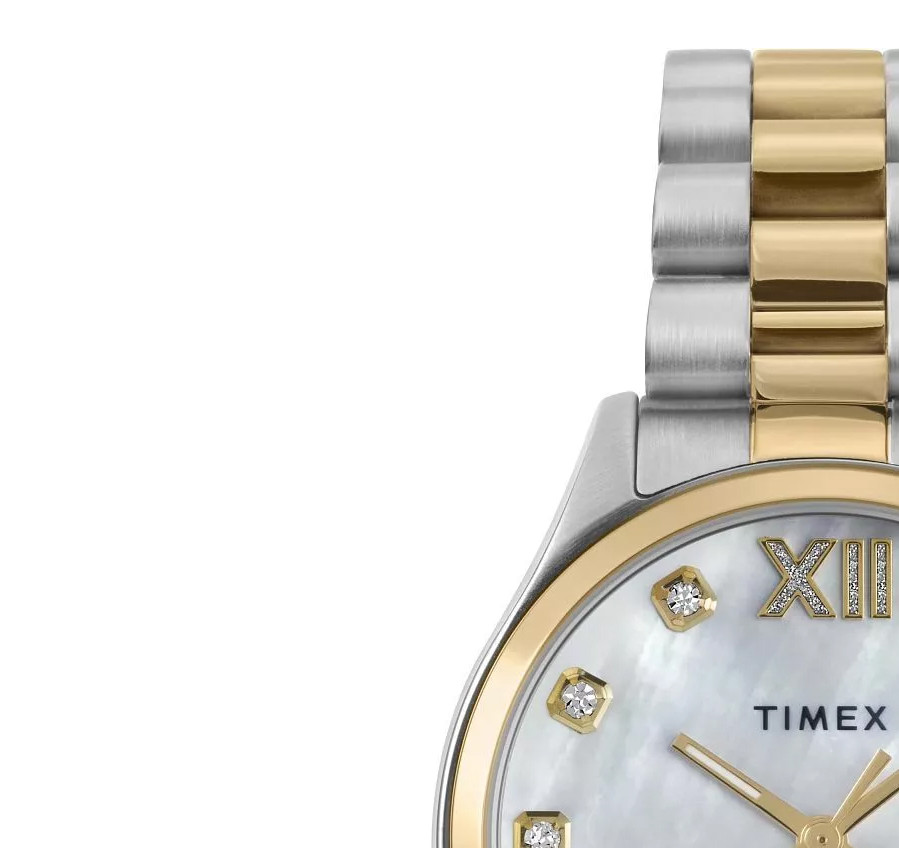 Timex TW2W85500 Legacy Bicolor Stainless Steel 32mm - zegarek damski 4