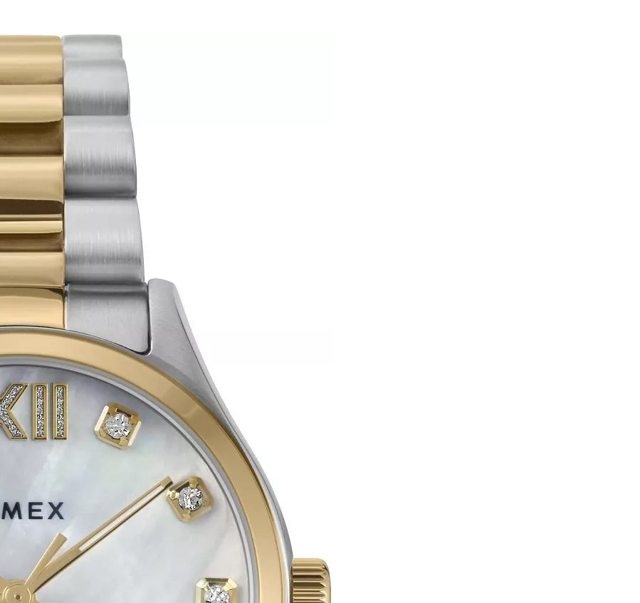 Timex TW2W85500 Legacy Bicolor Stainless Steel 32mm - zegarek damski 5