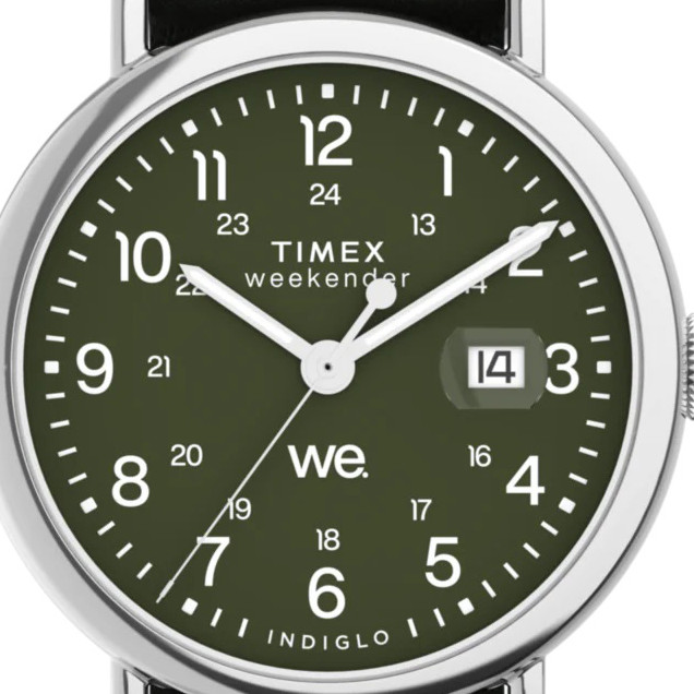 Timex TW2W87000 Weekender 40mm Leather Strap - zegarek męski 2