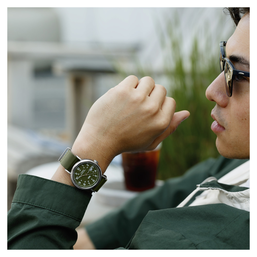 Timex TW2W87000 Weekender 40mm Leather Strap - zegarek męski 13