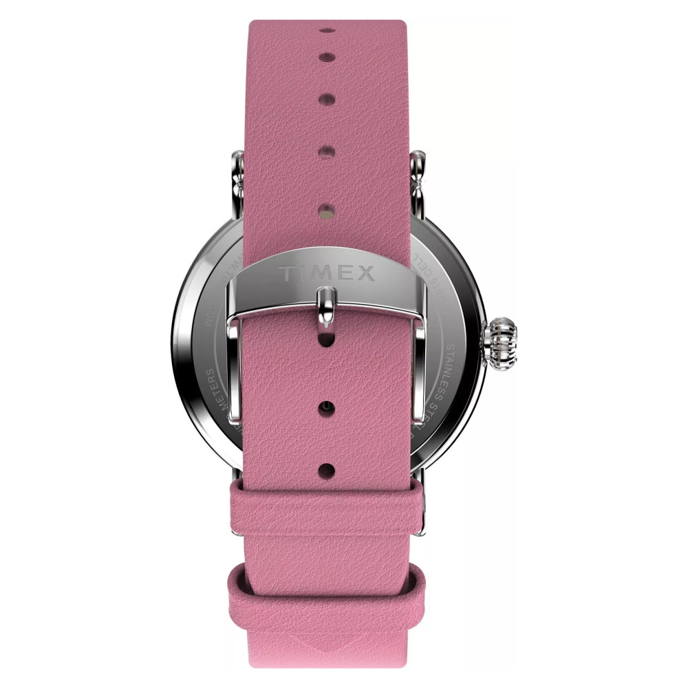 Timex TW2W88900 Standard x Peanuts Snoopy Valentines 40mm Leather Strap - zegarek damski 9