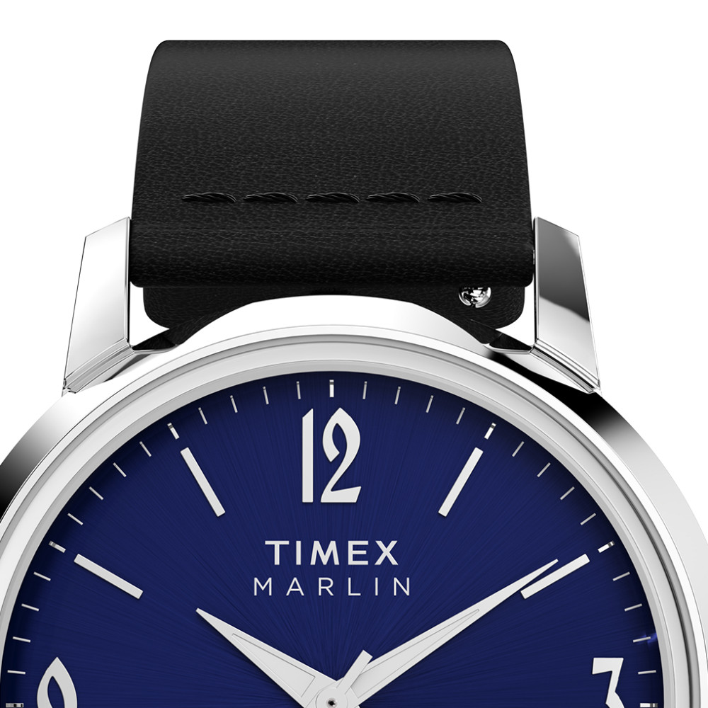 Timex TW2W93100 Marlin® Automatic 40mm Leather Strap - zegarek męski 3