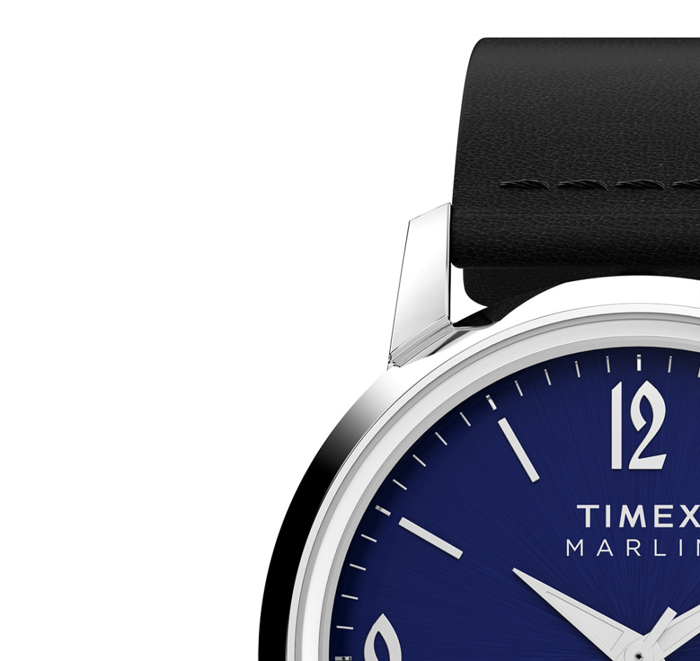 Timex TW2W93100 Marlin® Automatic 40mm Leather Strap - zegarek męski 4