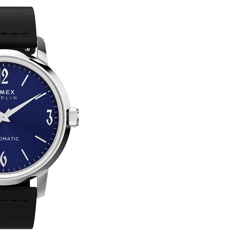 Timex TW2W93100 Marlin® Automatic 40mm Leather Strap - zegarek męski 6