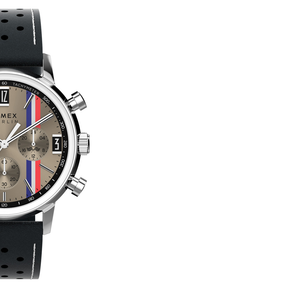 Timex TW2W98900 Marlin® Chronograph 40mm Leather Strap - zegarek męski 6