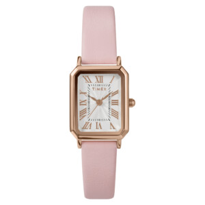 Timex TW2Y01100 Dress 21mm Leather Strap - zegarek damski
