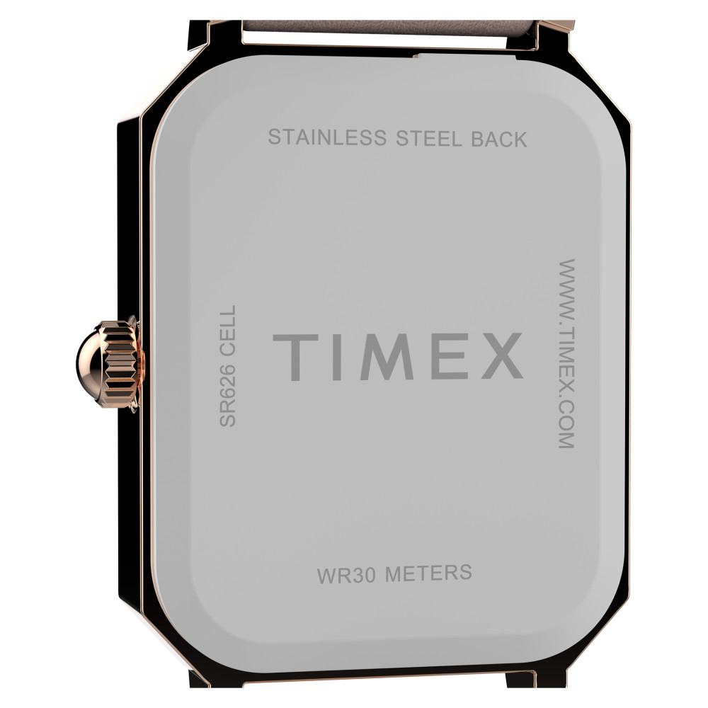 Timex TW2Y01100 Dress 21mm Leather Strap - zegarek damski 8