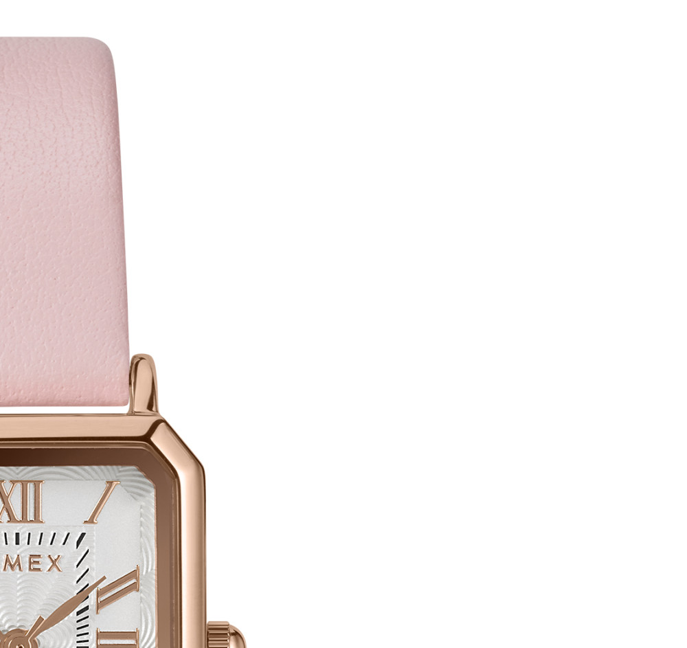 Timex TW2Y01100 Dress 21mm Leather Strap - zegarek damski 5