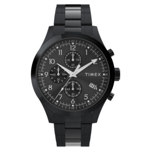 Timex TW2Y01600 Dress Chronograph 43mm Stainless Steel Bracelet - zegarek męski