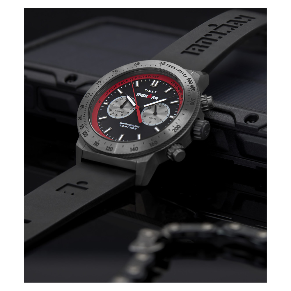 Timex TW2Y01900 IRONMAN® Challenger Chronograph 44mm Silicone Strap - zegarek męski 11