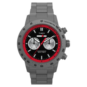 Timex TW2Y02000 IRONMAN® Challenger Chronograph 44mm Stainless Steel Bracelet - zegarek męski