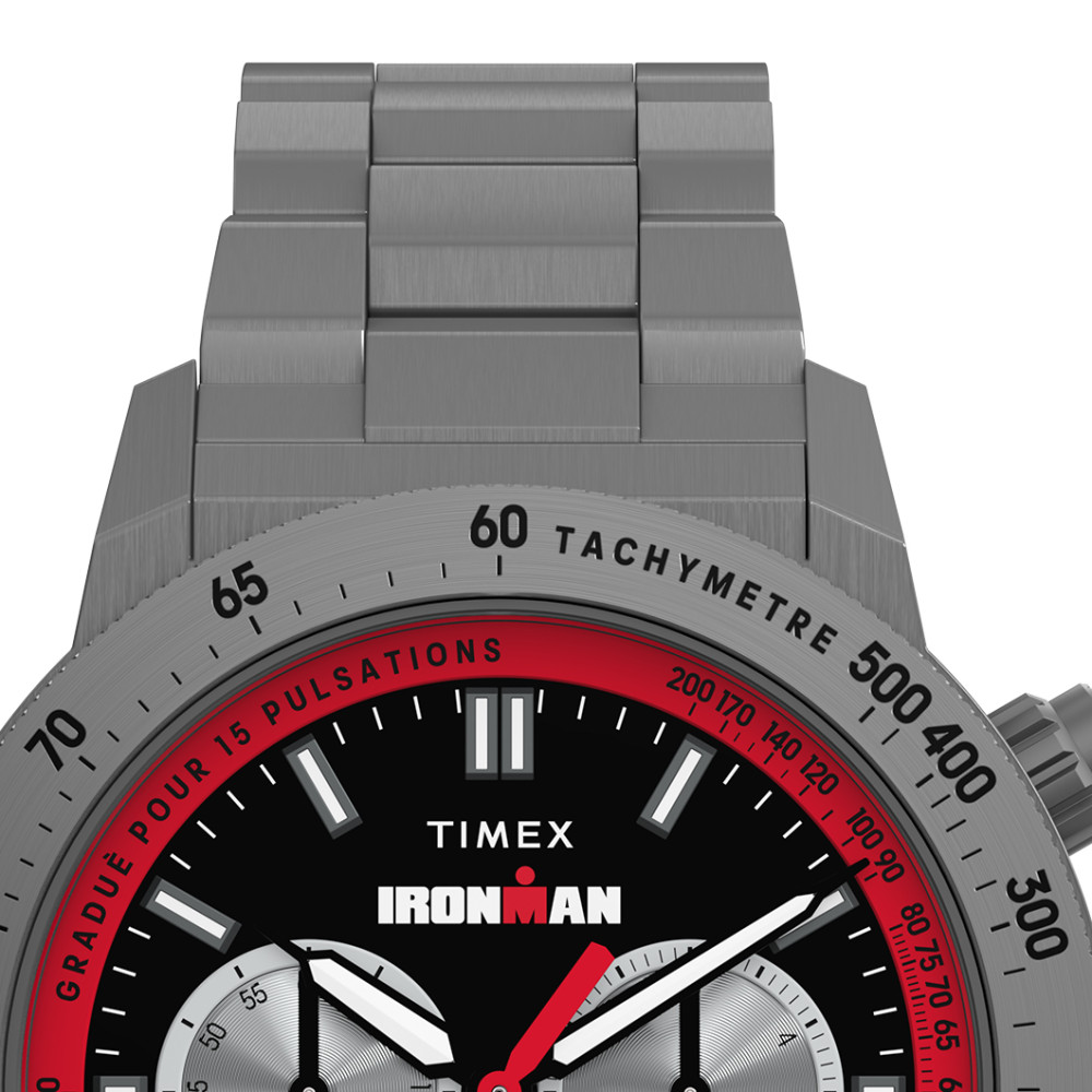Timex TW2Y02000 IRONMAN® Challenger Chronograph 44mm Stainless Steel Bracelet - zegarek męski 3