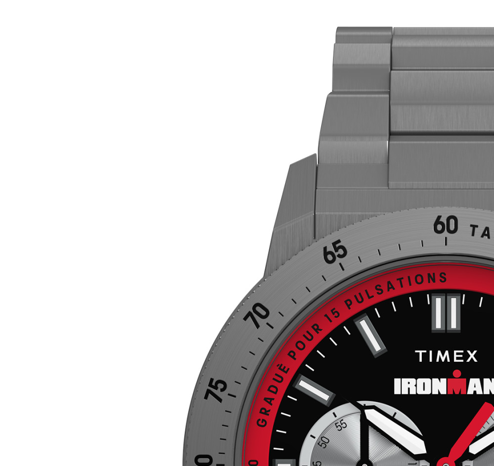 Timex TW2Y02000 IRONMAN® Challenger Chronograph 44mm Stainless Steel Bracelet - zegarek męski 4