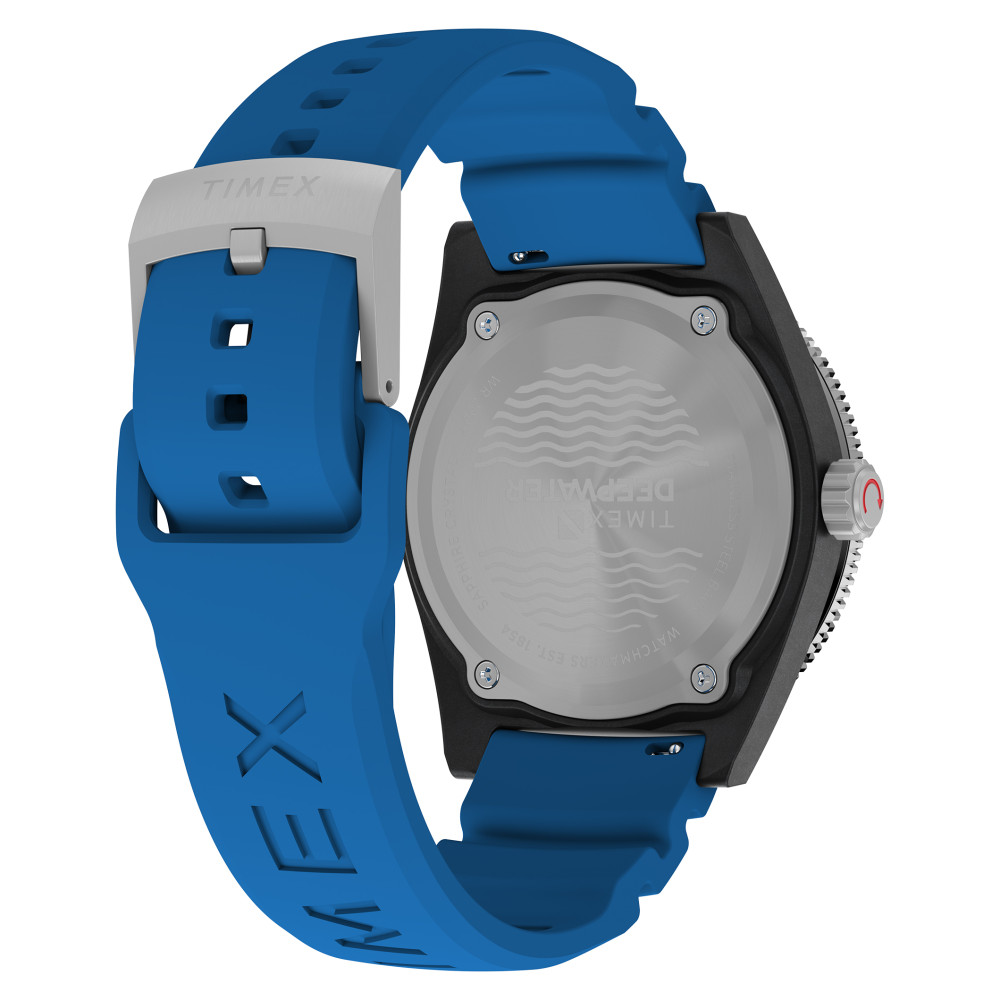 Timex TW2Y02500 Deepwater Reef 200 XCF 43mm Synthetic Rubber Strap - zegarek męski 7