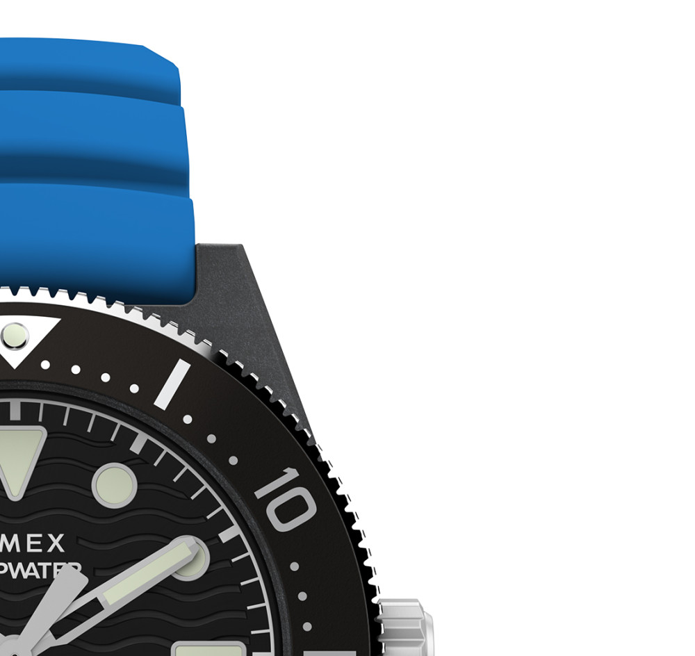 Timex TW2Y02500 Deepwater Reef 200 XCF 43mm Synthetic Rubber Strap - zegarek męski 5