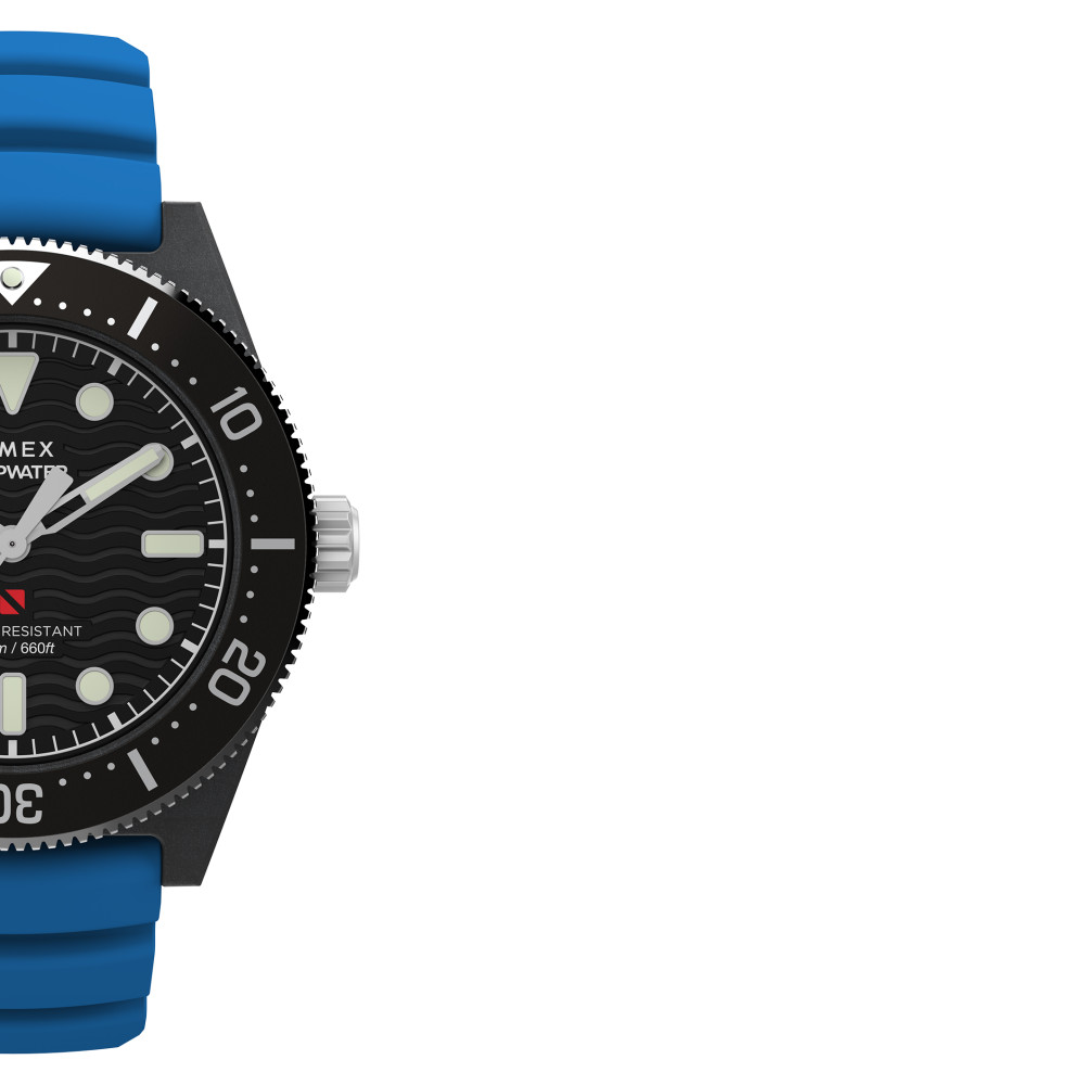 Timex TW2Y02500 Deepwater Reef 200 XCF 43mm Synthetic Rubber Strap - zegarek męski 6
