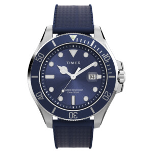 Timex TW2Y05000 Harborside Coast 44mm Synthetic Rubber Strap - zegarek męski