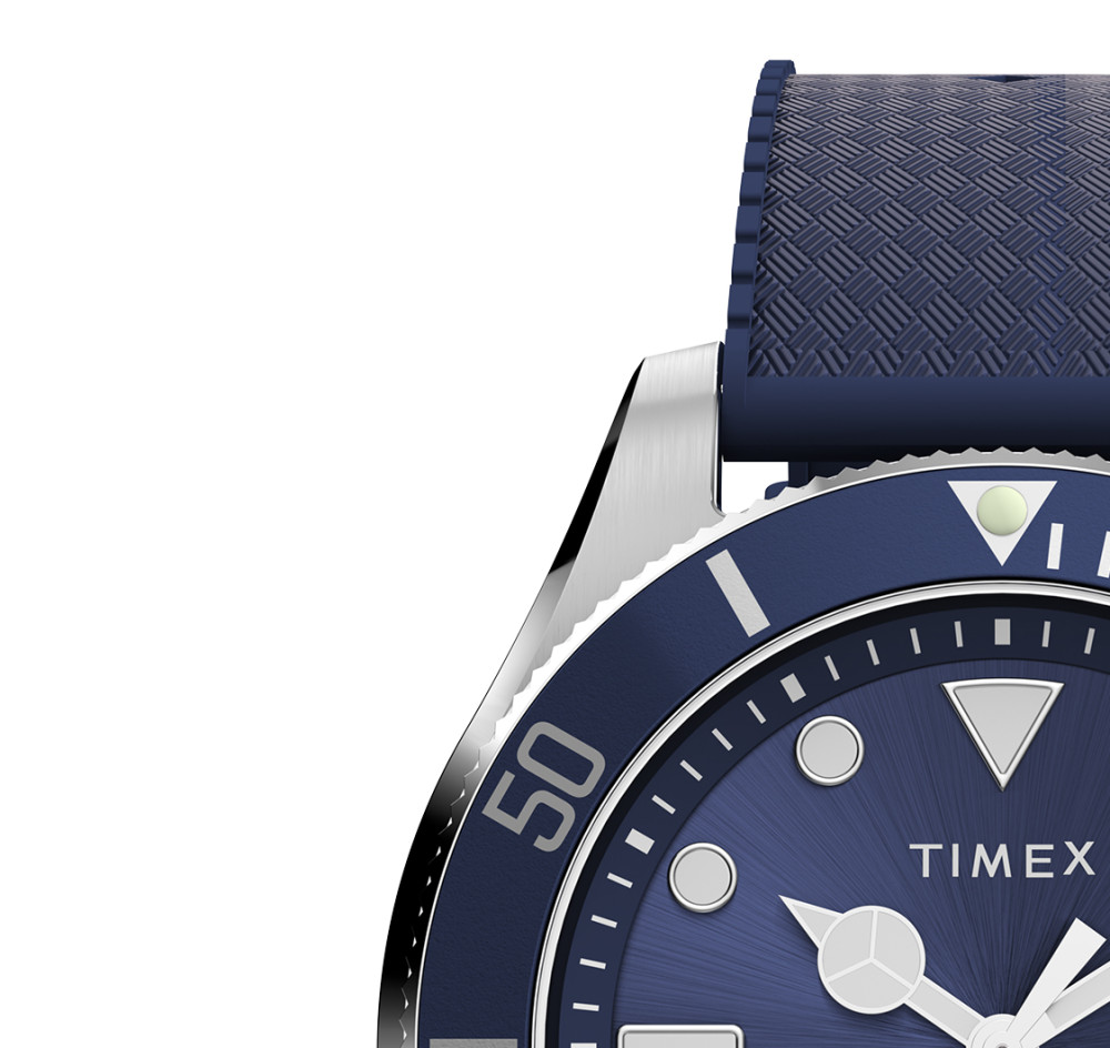 Timex TW2Y05000 Harborside Coast 44mm Synthetic Rubber Strap - zegarek męski 4