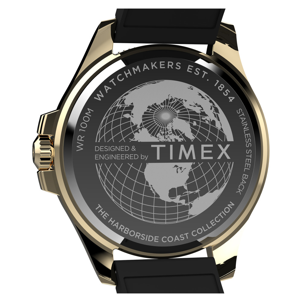 Timex TW2Y05300 Harborside Coast 44mm Synthetic Rubber Strap - zegarek męski 8