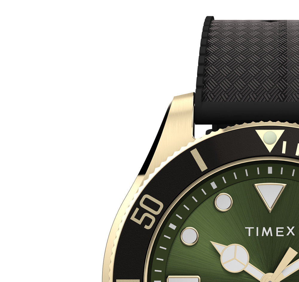 Timex TW2Y05300 Harborside Coast 44mm Synthetic Rubber Strap - zegarek męski 4