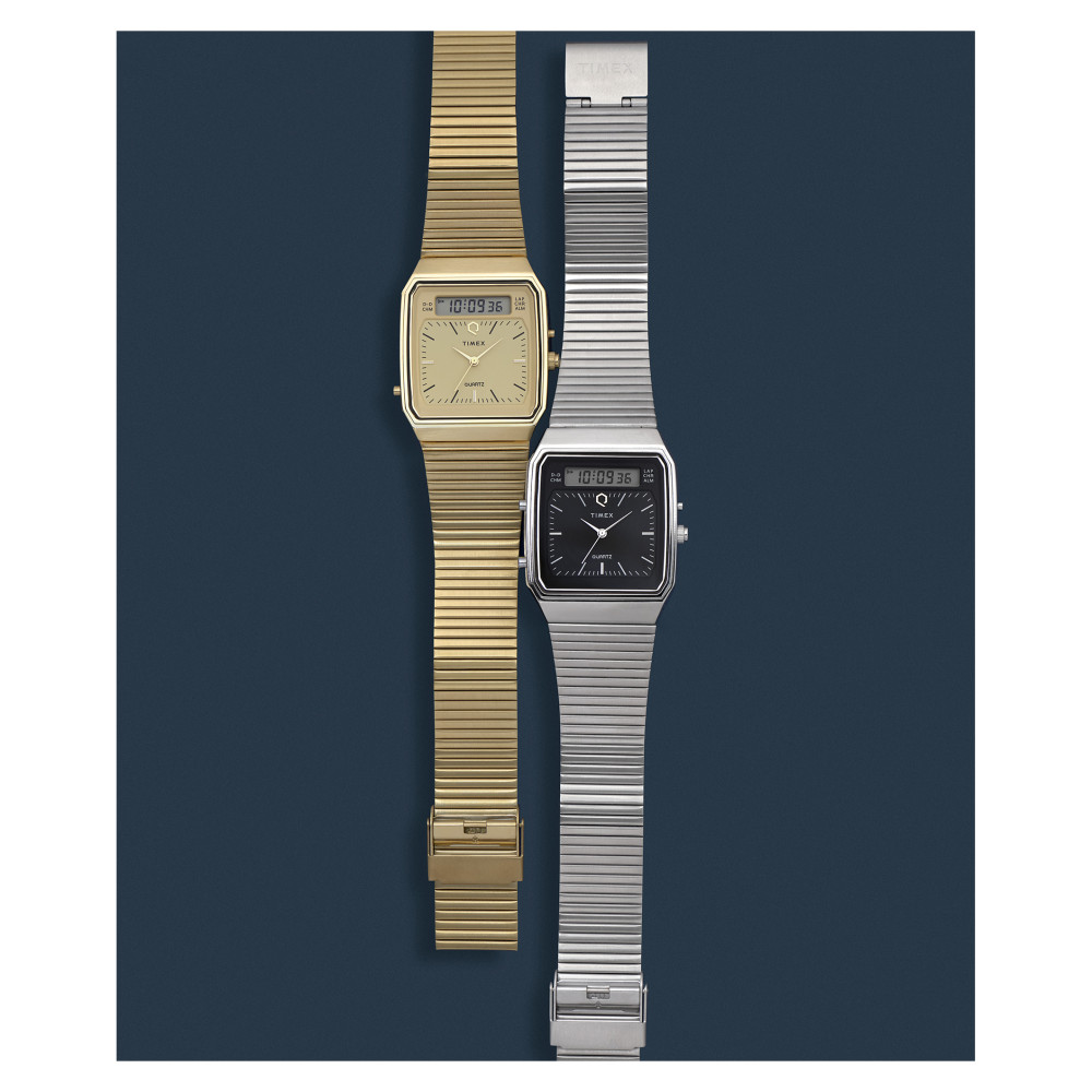 Timex TW2Y05900 Q Timex® 1982 Ana-Digi Reissue 33mm Stainless Steel Bracelet - zegarek męski 11