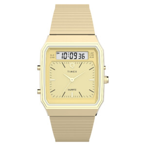 Timex TW2Y06000 Q Timex® 1982 Ana-Digi Reissue 33mm Stainless Steel Bracelet - zegarek męski