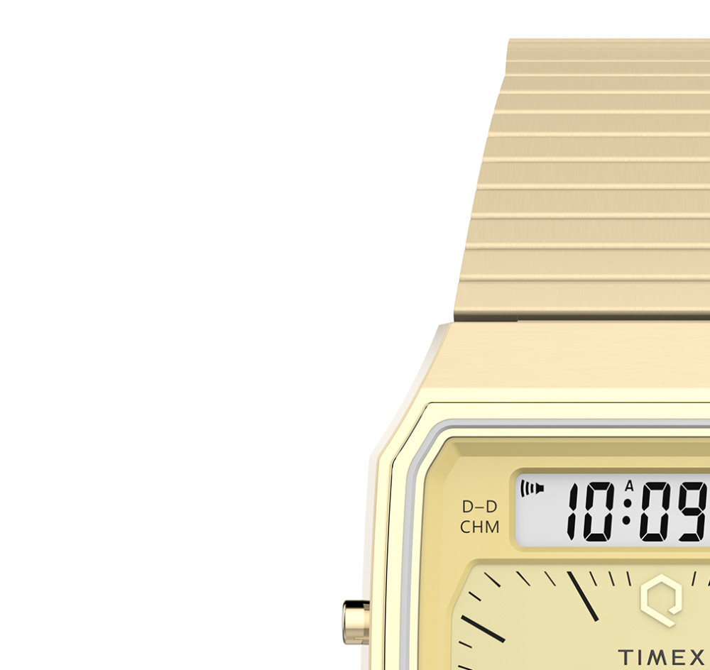 Timex TW2Y06000 Q Timex® 1982 Ana-Digi Reissue 33mm Stainless Steel Bracelet - zegarek męski 4