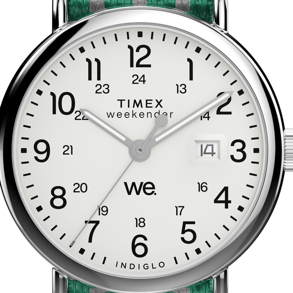 Timex TW2Y08800 Weekender 40mm Fabric Strap - zegarek męski 2