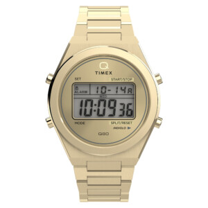 Timex TW2Y09700 Q Timex® Q80 Continental 39mm Stainless Steel Bracelet - zegarek męski