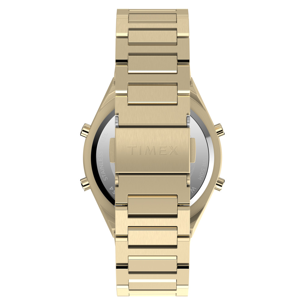 Timex TW2Y09700 Q Timex® Q80 Continental 39mm Stainless Steel Bracelet - zegarek męski 9