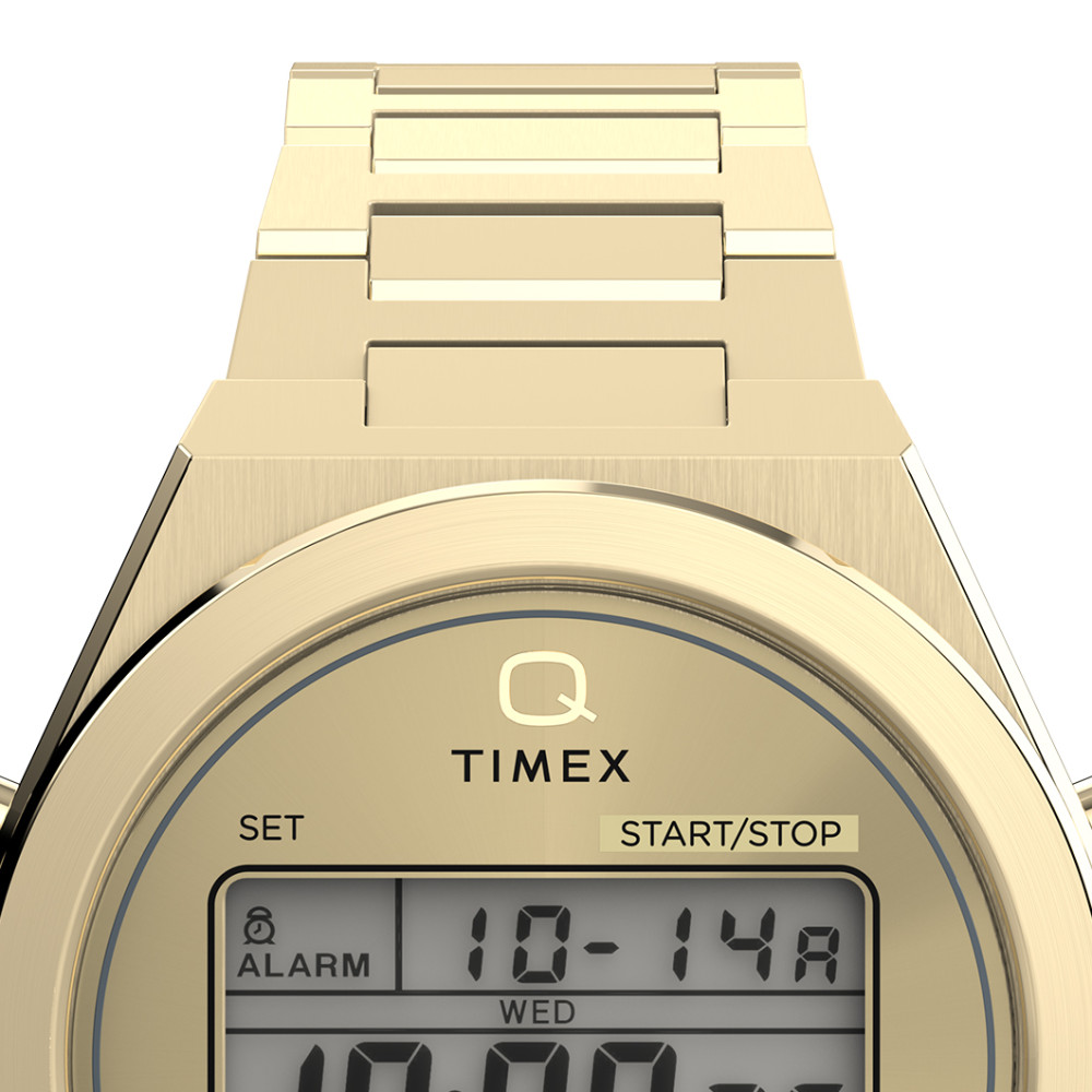 Timex TW2Y09700 Q Timex® Q80 Continental 39mm Stainless Steel Bracelet - zegarek męski 3