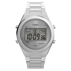 Timex TW2Y09800 Q Timex® Q80 Continental 39mm Stainless Steel Bracelet - zegarek męski
