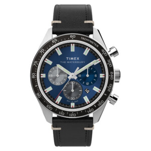 Timex TW2Y18600 Waterbury Traditional Chronograph 41mm Leather Strap - zegarek męski