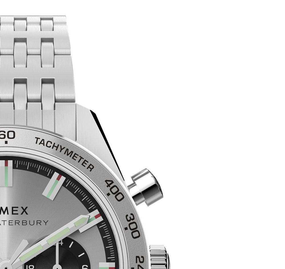 Timex TW2Y18700 Waterbury Traditional Chronograph 41mm Stainless Steel Bracelet - zegarek męski 5