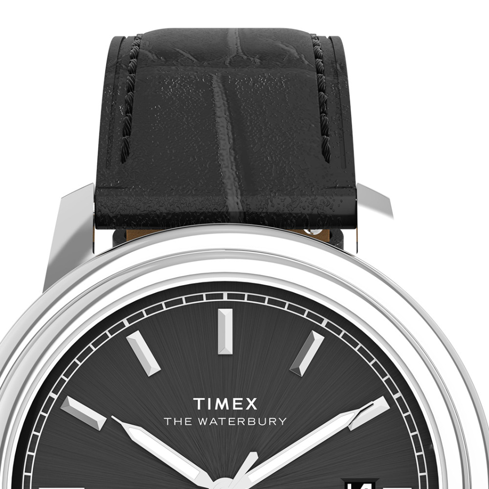 Timex TW2Y23000 Waterbury Metropolitan Automatic 41mm Leather Strap - zegarek męski 3