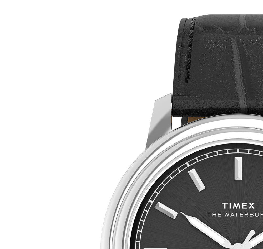 Timex TW2Y23000 Waterbury Metropolitan Automatic 41mm Leather Strap - zegarek męski 4