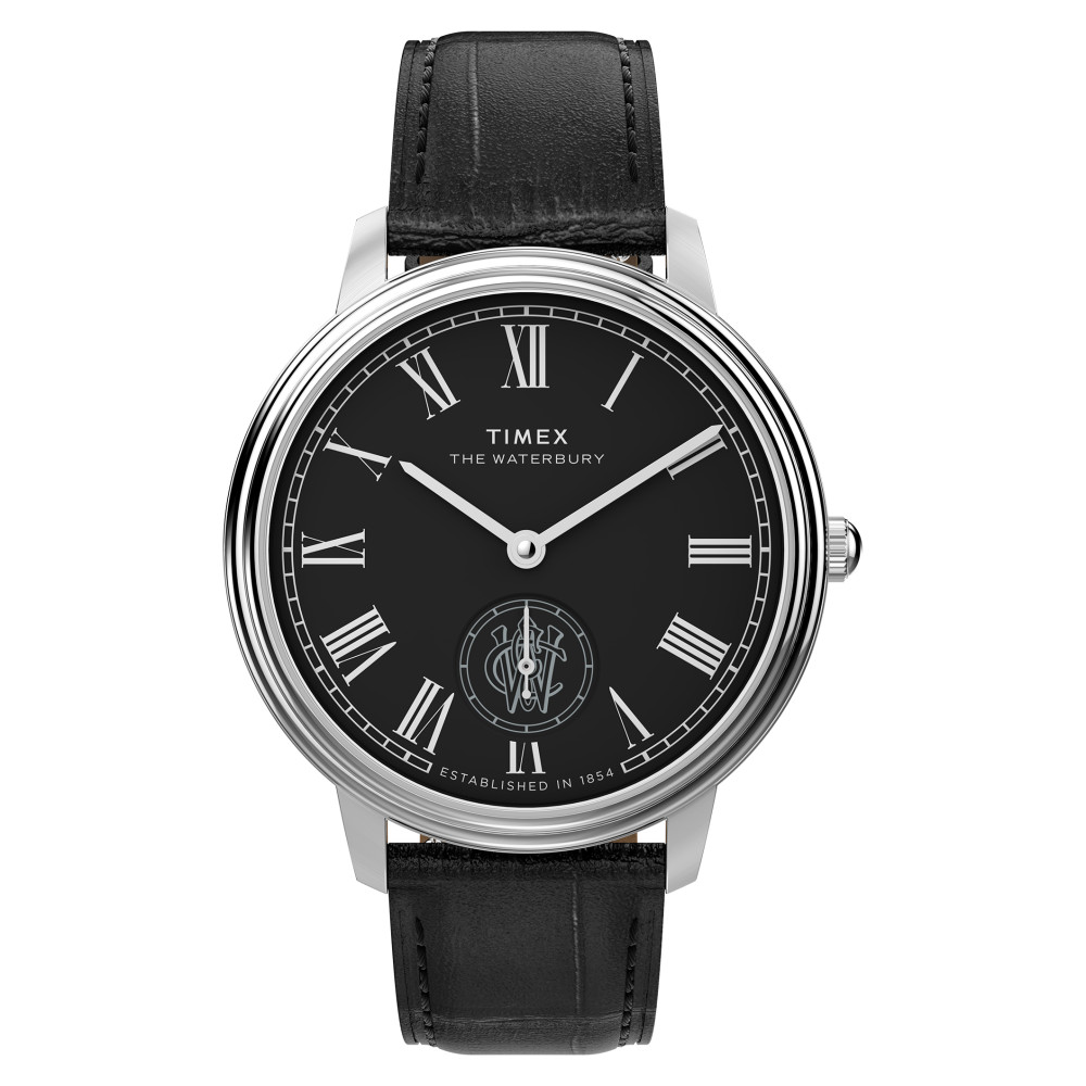 Timex TW2Y23200 Waterbury Metropolitan Sub-Second 39mm Leather Strap - zegarek męski 1