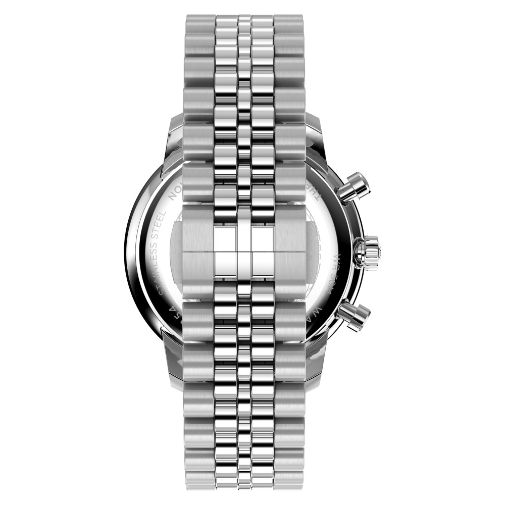 Timex TW2Y23600 Waterbury Metropolitan Chronograph 41mm Stainless Steel Bracelet - zegarek męski 9
