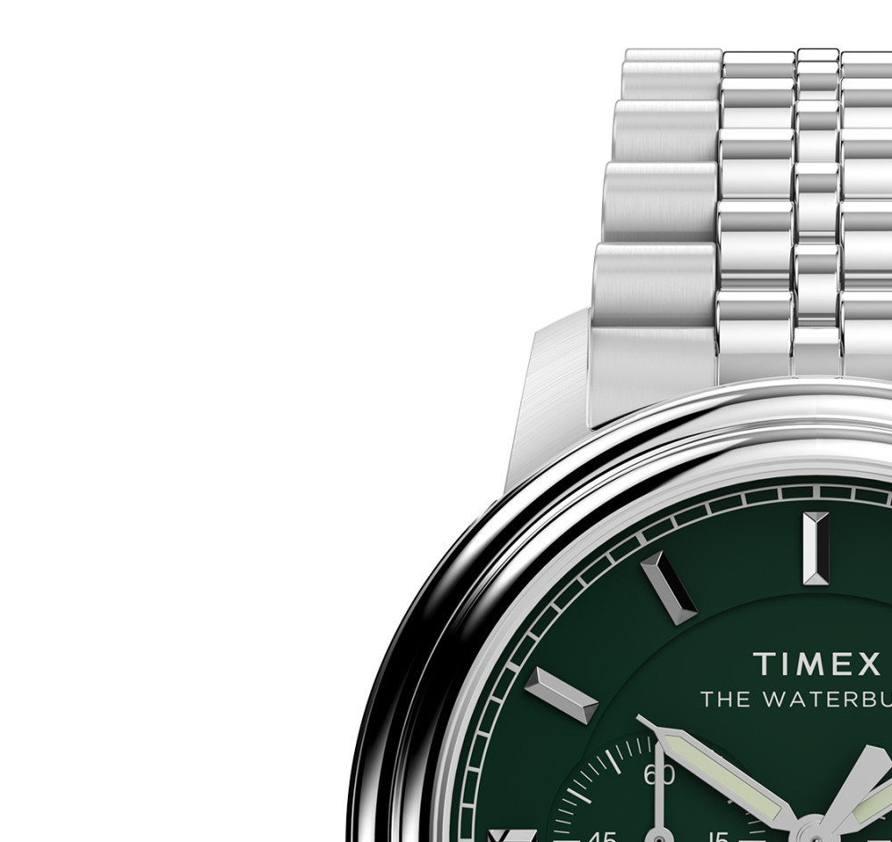 Timex TW2Y23600 Waterbury Metropolitan Chronograph 41mm Stainless Steel Bracelet - zegarek męski 4