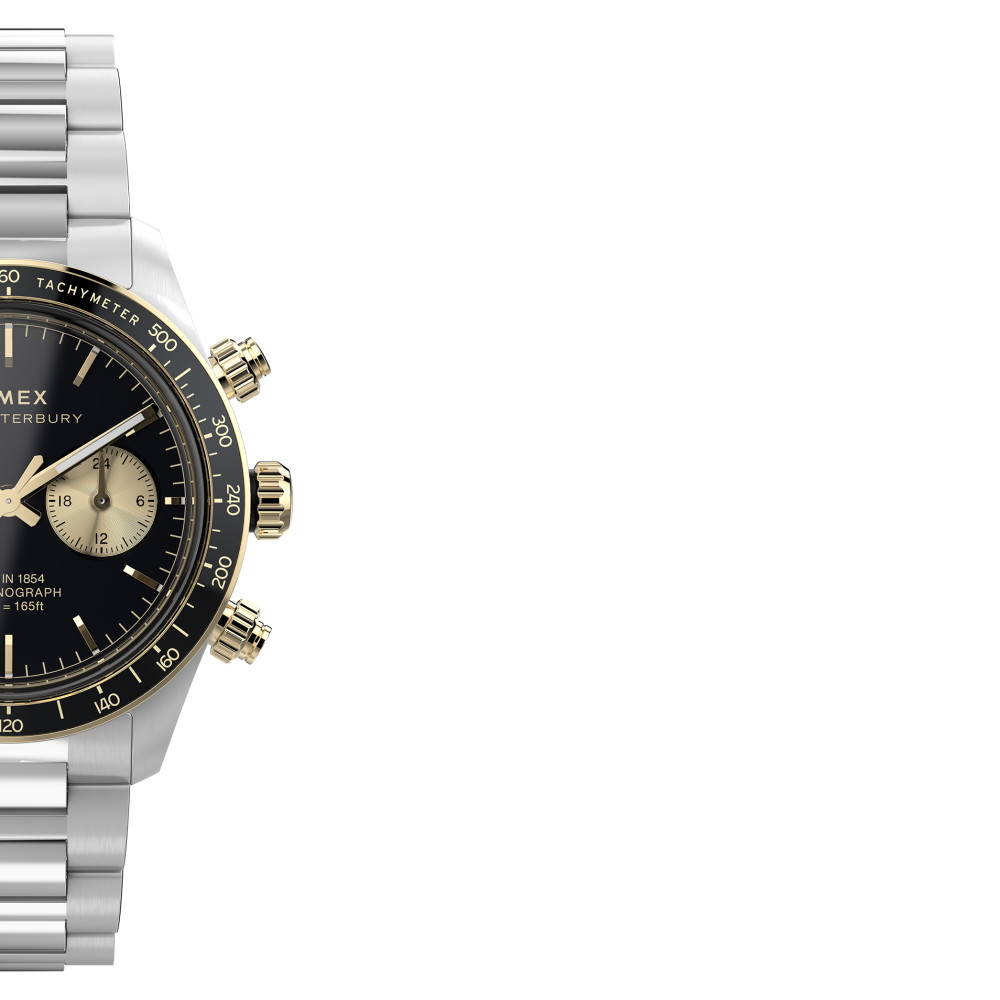 Timex TW2Y24000 Waterbury Heritage Chronograph 39mm Stainless Steel Bracelet - zegarek męski 6