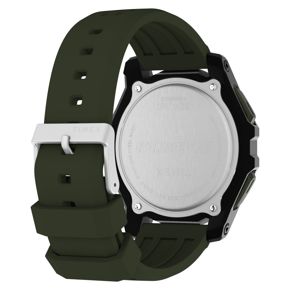 Timex TW4B33700 Expedition Ridge Solar 49mm Silicone Strap - zegarek męski 7